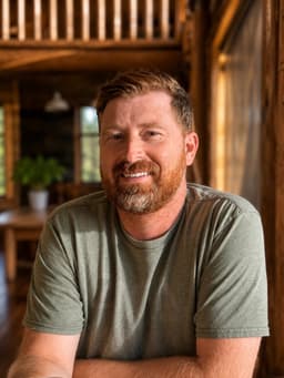 David Van Wagoner in a warm wood interior